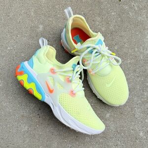 Nike React Presto 'Psychedelic Lava' Athletic Sneakers Womens size 7